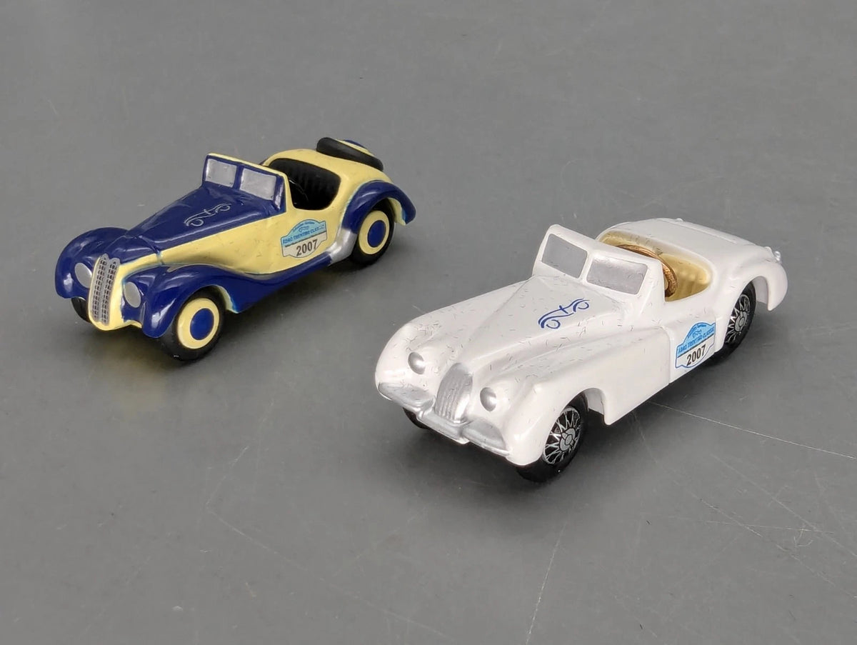 Modellautos 1:90 Schuco Piccolo Set ADAC Trentino Classic 2007 BMW + Jaguar OVP