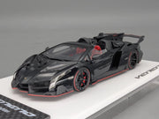 Eidolon Make Up 1:43 Lamborghini Veneno Roadster 2015 Black Red Ltd 54/80 OVP