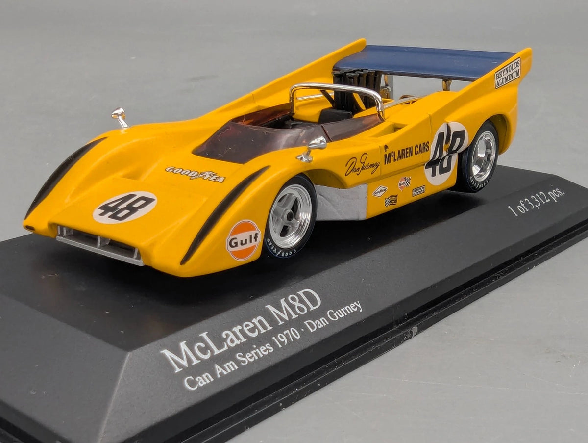 Modellautos 1:43 Minichamps McLaren M8D Can Am Series 1970 #48 Gurney mit OVP