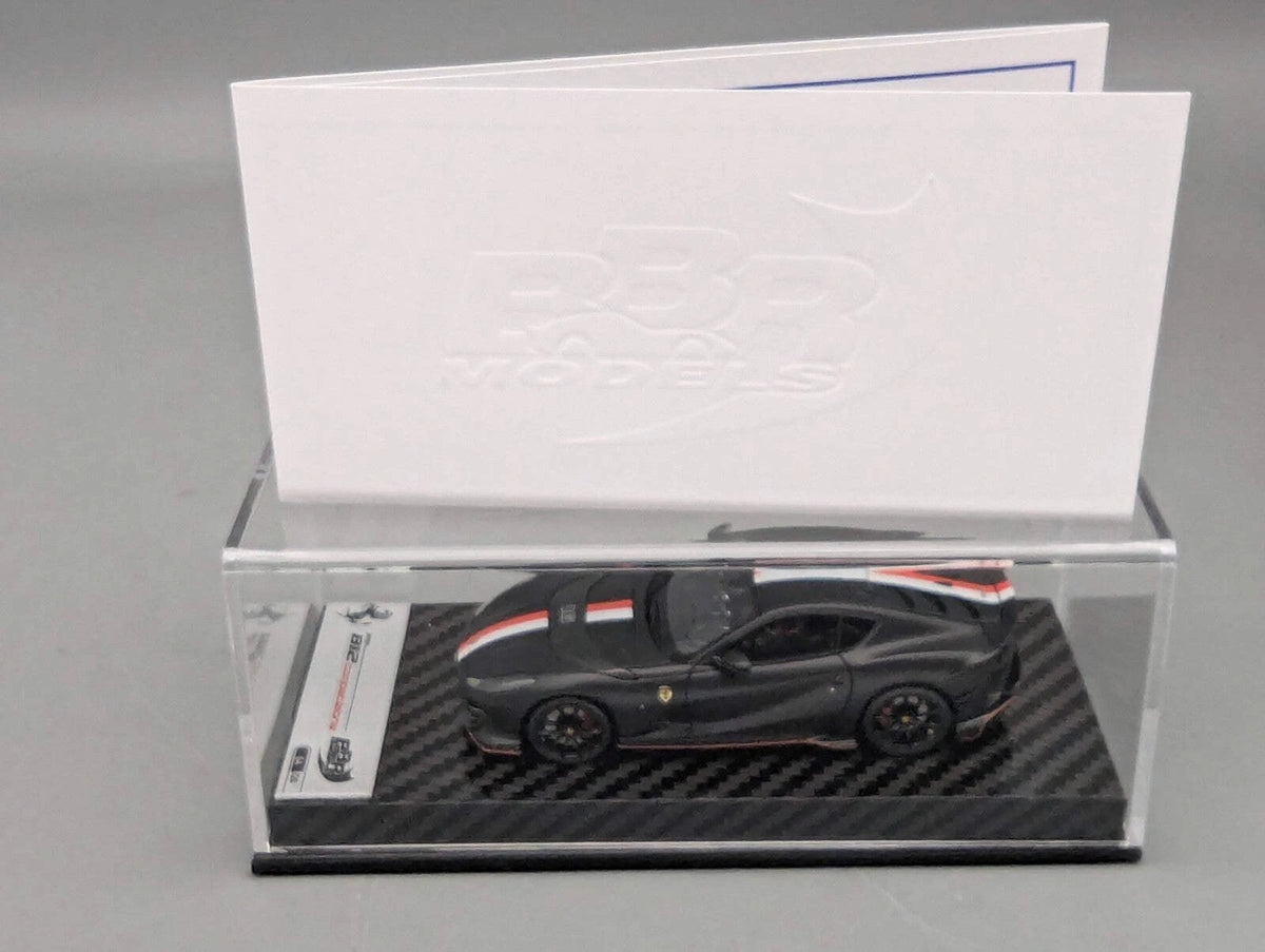Modellautos 1:43 BBR Concept43 Ferrari 812 Competizione Nero Ltd 04/20 mit OVP