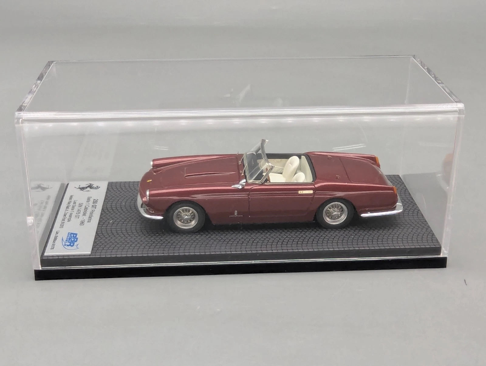 Modellautos 1:43 BBR Ferrari 250 GT Pininfarina Serie 1 Cabrio Ltd 01/78 OVP