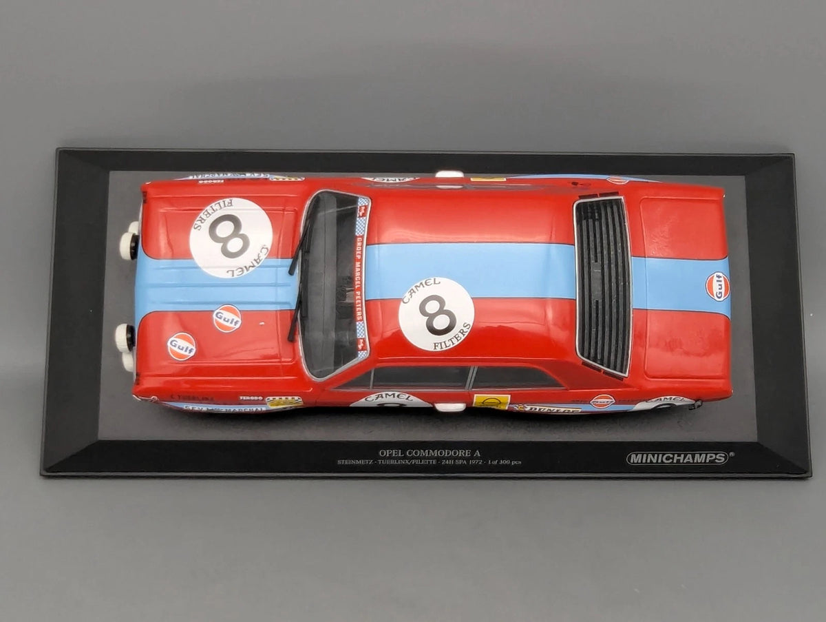 Modellautos 1:18 Minichamps Opel Commodore A 24h Spa 1972 #8 OVP (GB26-0029)