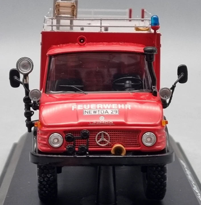 LKW Modelle 1:43 Schuco 03157 Mercedes-Benz Unimog 406 Feuerwehr Pilkington OVP