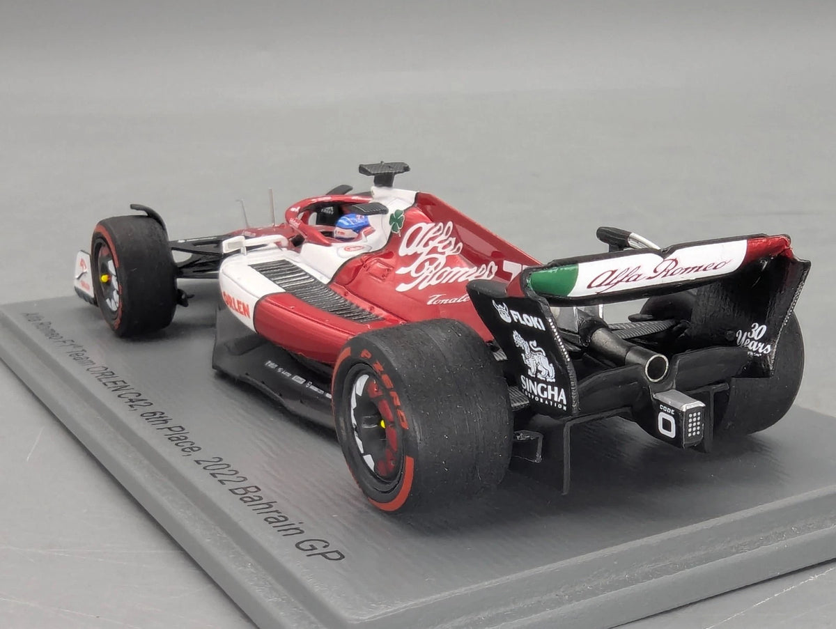 Modellautos 1:43 Spark S8517 Alfa Romeo F1 Orlen C42 Bahrain 2022 #77 Bottas OVP