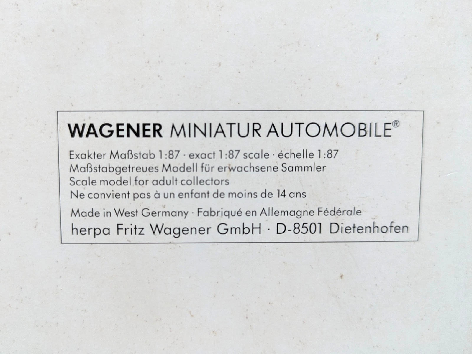 Lkw Modell 1:87 Herpa Mercedes-Benz Low Emission Vehicle Werbemodell mit OVP