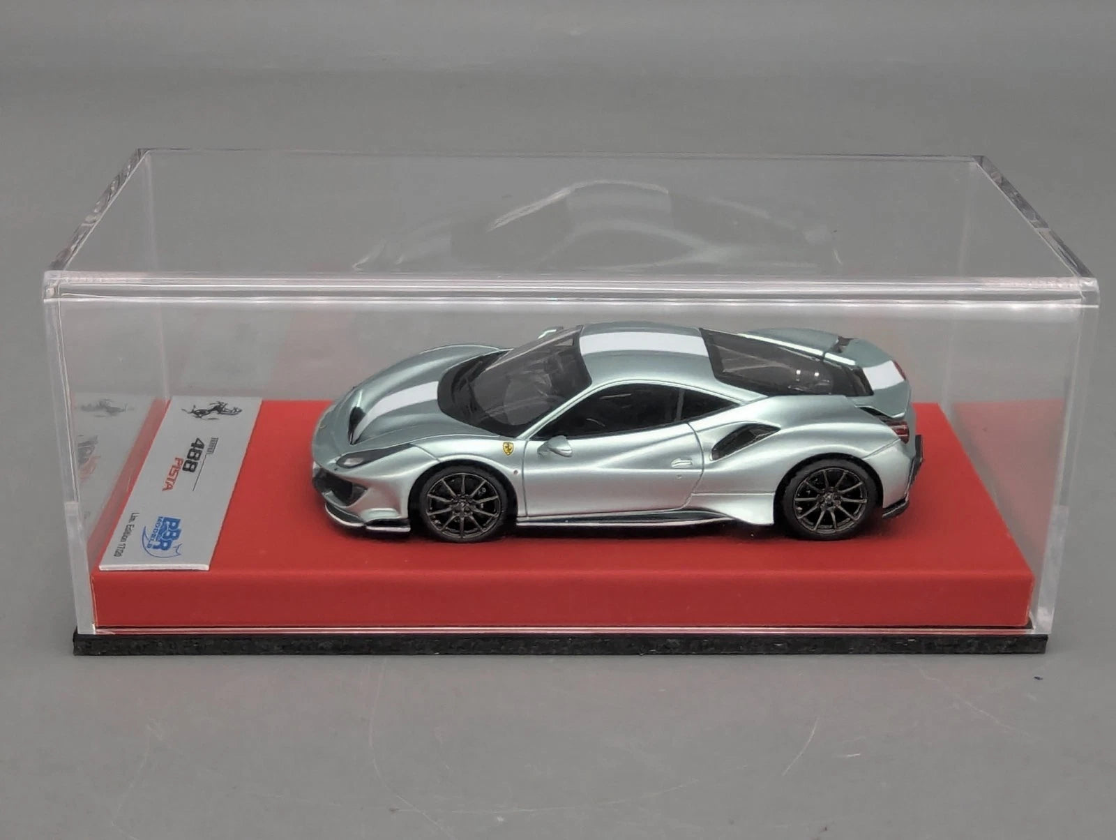 Modellautos 1:43 BBR Concept43 Ferrari 488 Pista RHD 2019 Verde France 17/20 OVP