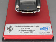 Modellautos 1:43 BBR Ferrari 250 GT Pininfarina Coupe S/N 1463GT 18/20 OVP