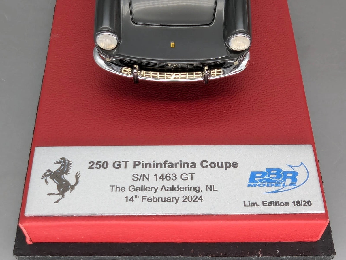 Modellautos 1:43 BBR Ferrari 250 GT Pininfarina Coupe S/N 1463GT 18/20 OVP
