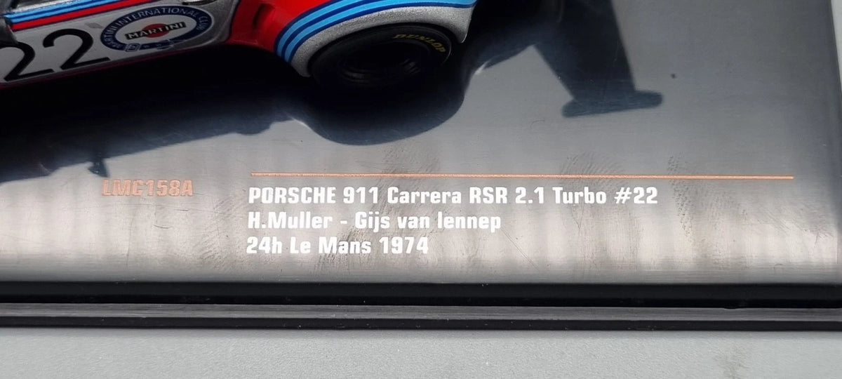 Modellautos 1:43 IXO LMC158 Porsche 911 Carrera RSR 2.1 Turbo #22 Le Mans 74 OVP