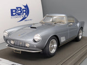Modellautos 1:18 BBR Ferrari 250 TdF 1958 Met. Silver Ltd 09/18 Lederplatte OVP