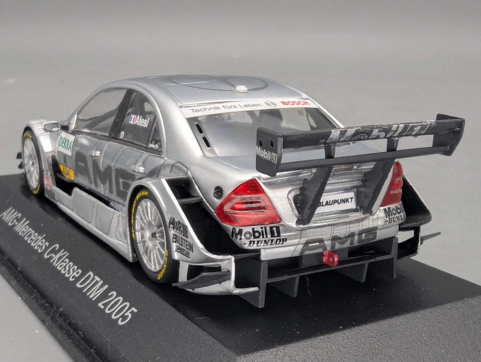 Modellautos 1:43 Minichamps AMG Mercedes Benz C-Klasse DTM 2005 #4 J. Alesi OVP