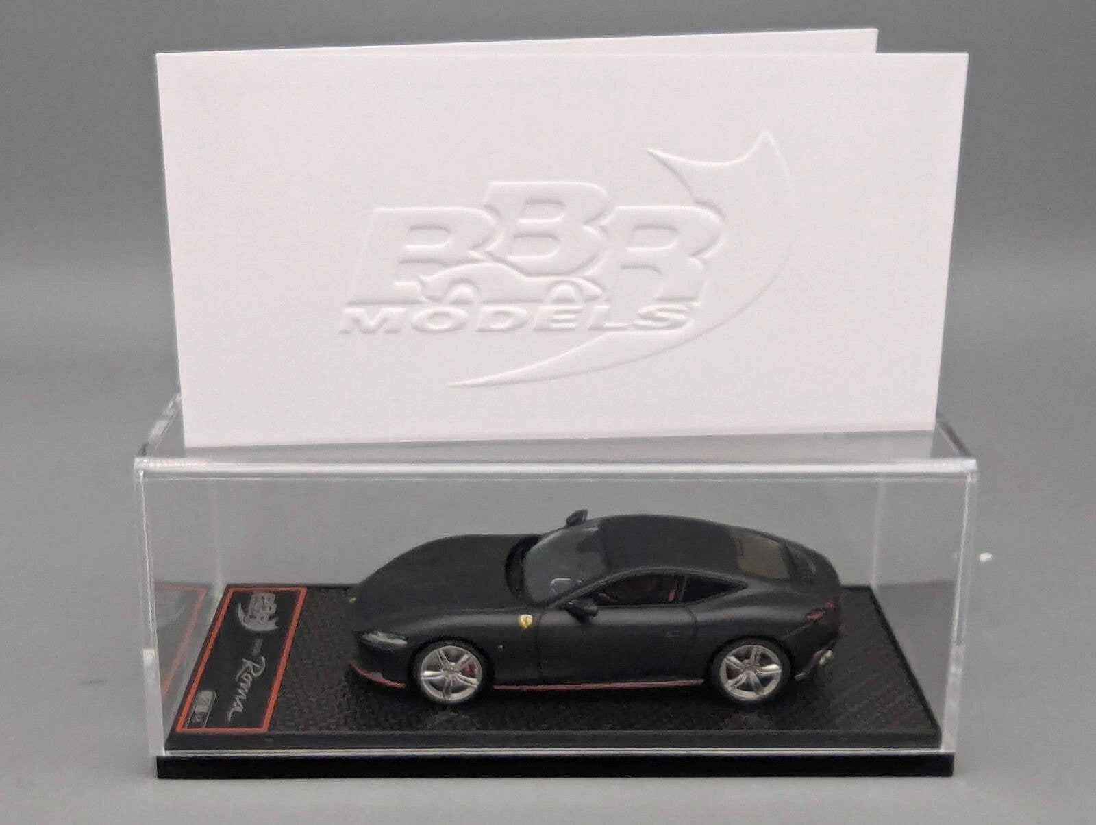 Modellautos 1:43 BBR Concept43 Ferrari Roma Matt Black 22/48 mit OVP
