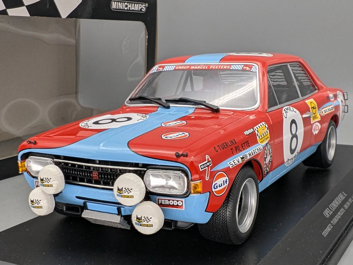 Modellautos 1:18 Minichamps Opel Commodore A 24h Spa 1972 #8 OVP (GB26-0029)