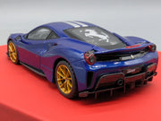 Modellautos 1:43 BBR Ferrari 488 Pista LHD Leirer CH Limited 1/5 Medium Base OVP