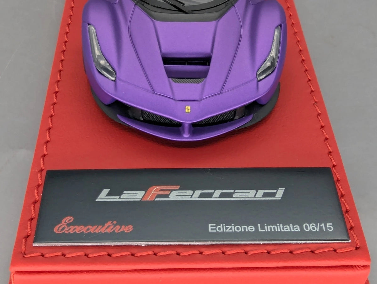 Modellautos 1:43 BBR Executive Ferrari LaFerrari Matt Mica Violet 06/15 OVP