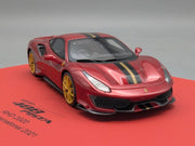Modellautos 1:43 BBR Ferrari 488 Pista RHD 2020 Romans Inter. 2021 01/05 mit OVP