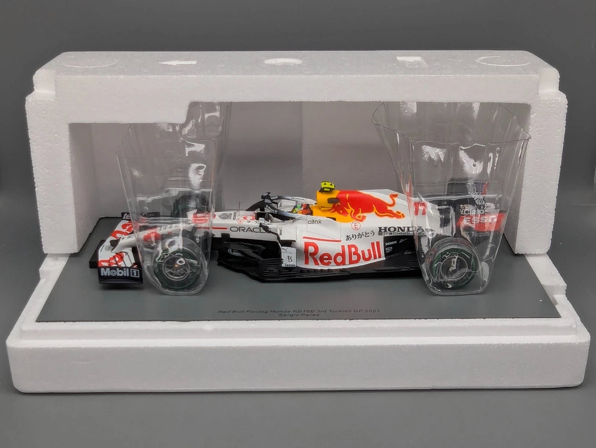 Modellautos 1:18 Spark Honda Red Bull RB16B 3rd Turkish GP 2021 #11 Perez OVP