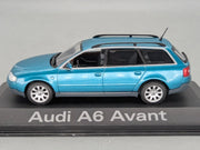 Modellautos 1:43 Minichamps Audi A6 Avant Türkis Metallic mit Dealer OVP