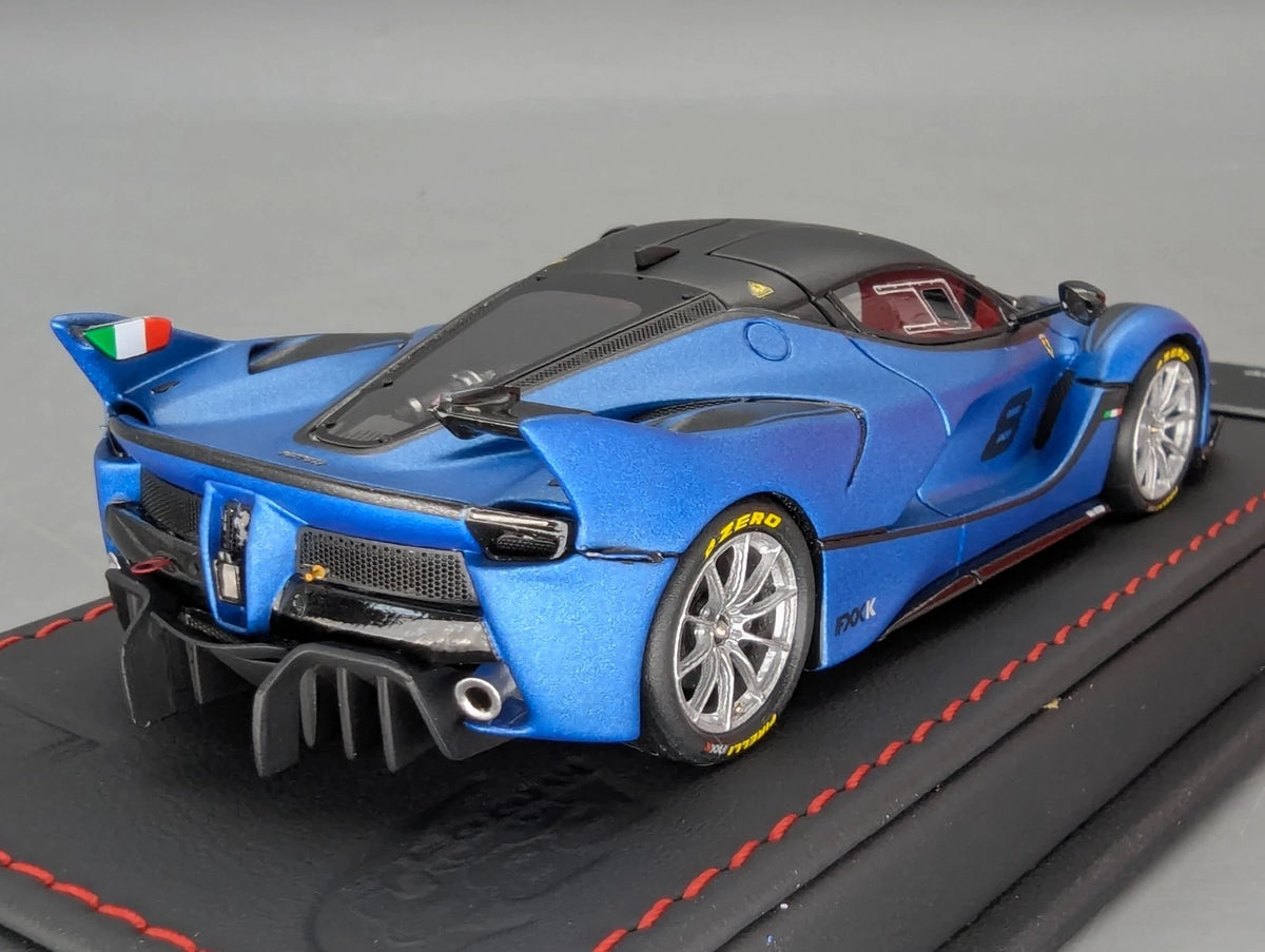 Modellautos 1:43 BBR Deluxe Calsito Ferrari FXX-K Car #8 Blu Corsa Ltd 01/20 OVP