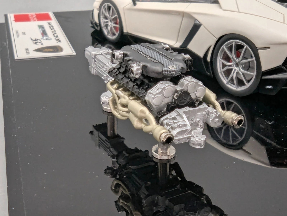 Eidolon Make Up 1:43 Lamborghini Aventador LP720-4 50. Annivers. Engine Set OVP