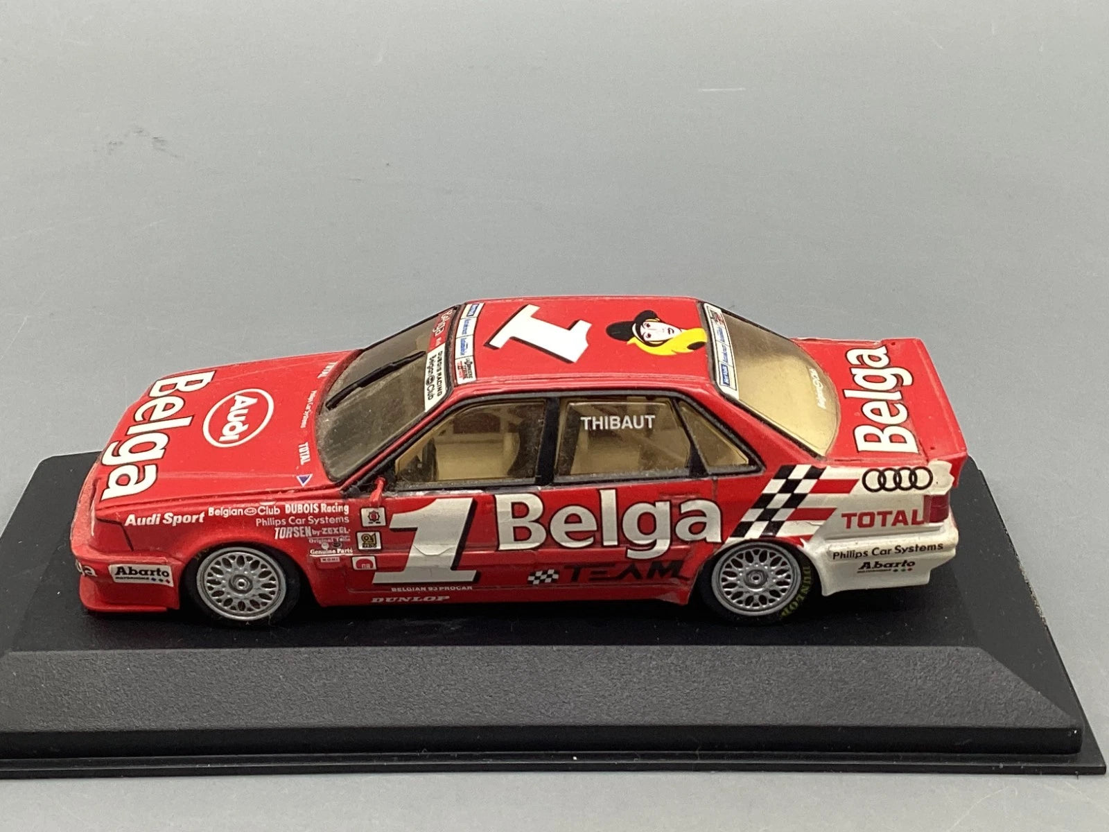 Modellautos 1:43 Minichamps Audi V8 Quattro Evo Belgian Procar 1993 #1 mit OVP