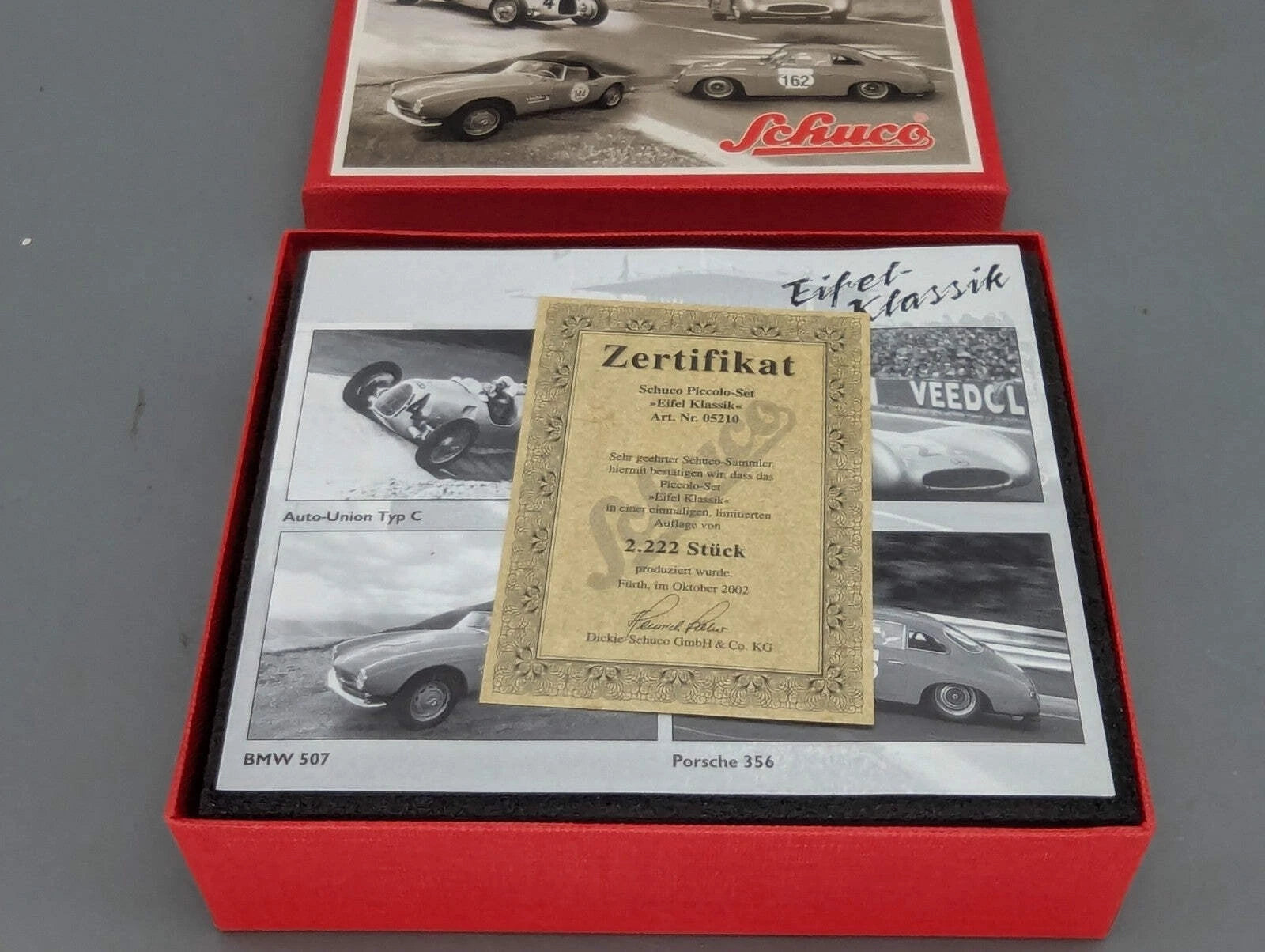 Modellautos 1:90 Schuco Piccolo-Set Eifel Klassik 4-teilig  OVP