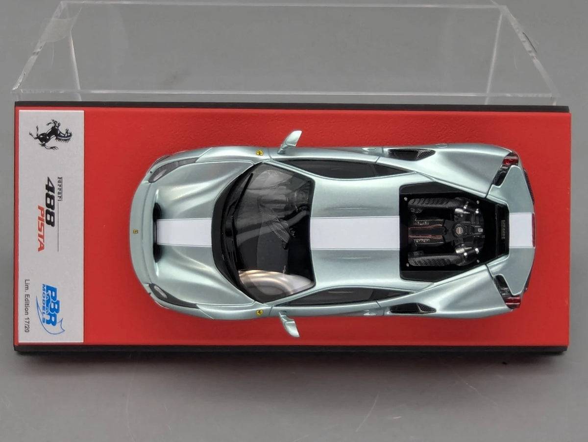 Modellautos 1:43 BBR Concept43 Ferrari 488 Pista RHD 2019 Verde France 17/20 OVP