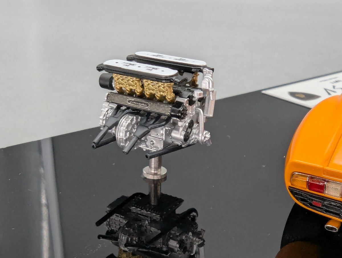 Eidolon Make Up 1:43 Lamborghini Miura P400 SV 1971 Red Engine Set mit OVP