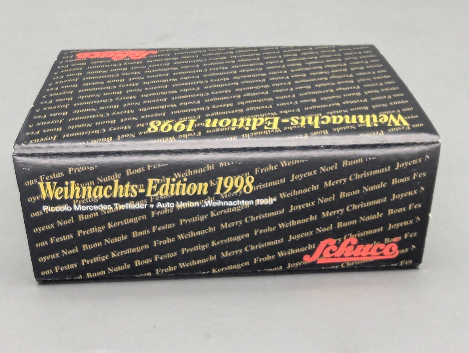 Modellautos 1:90 Schuco Piccolo Christmas Weihnachten 1998 MB Auto Union mit OVP