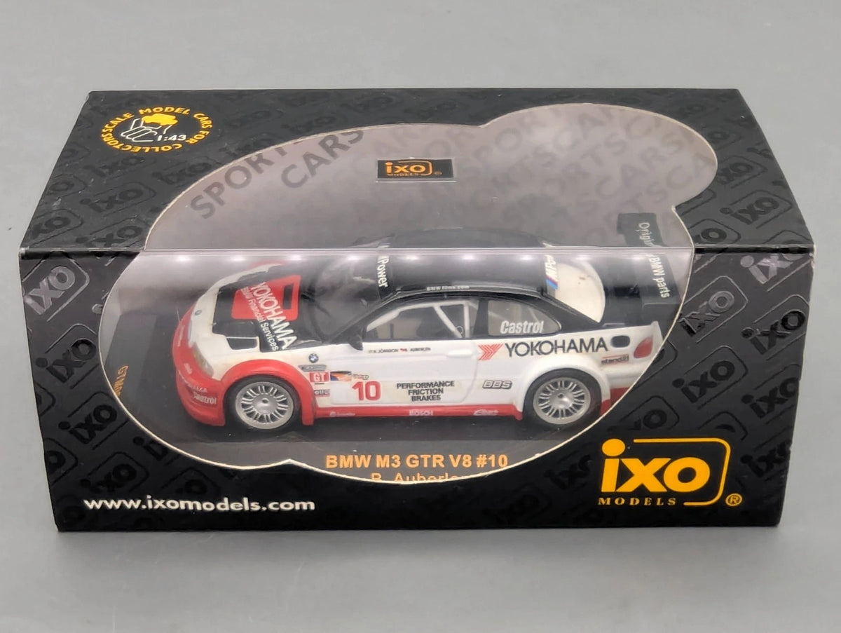 Modellautos 1:43 IXO BMW M3 GTR V8 ALMS 2001 #10 Jonsson Auberlen mit OVP