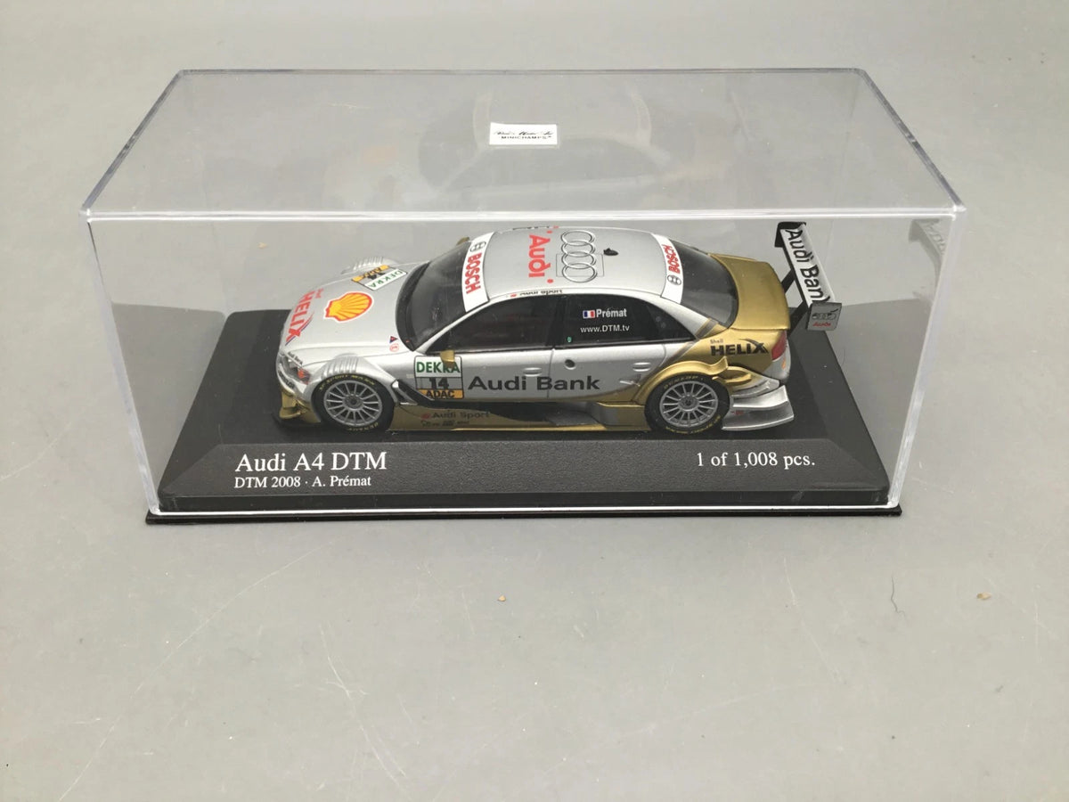 Modellautos 1:43 Minichamps Audi A4 DTM 2008 A. Premat #14 mit OVP