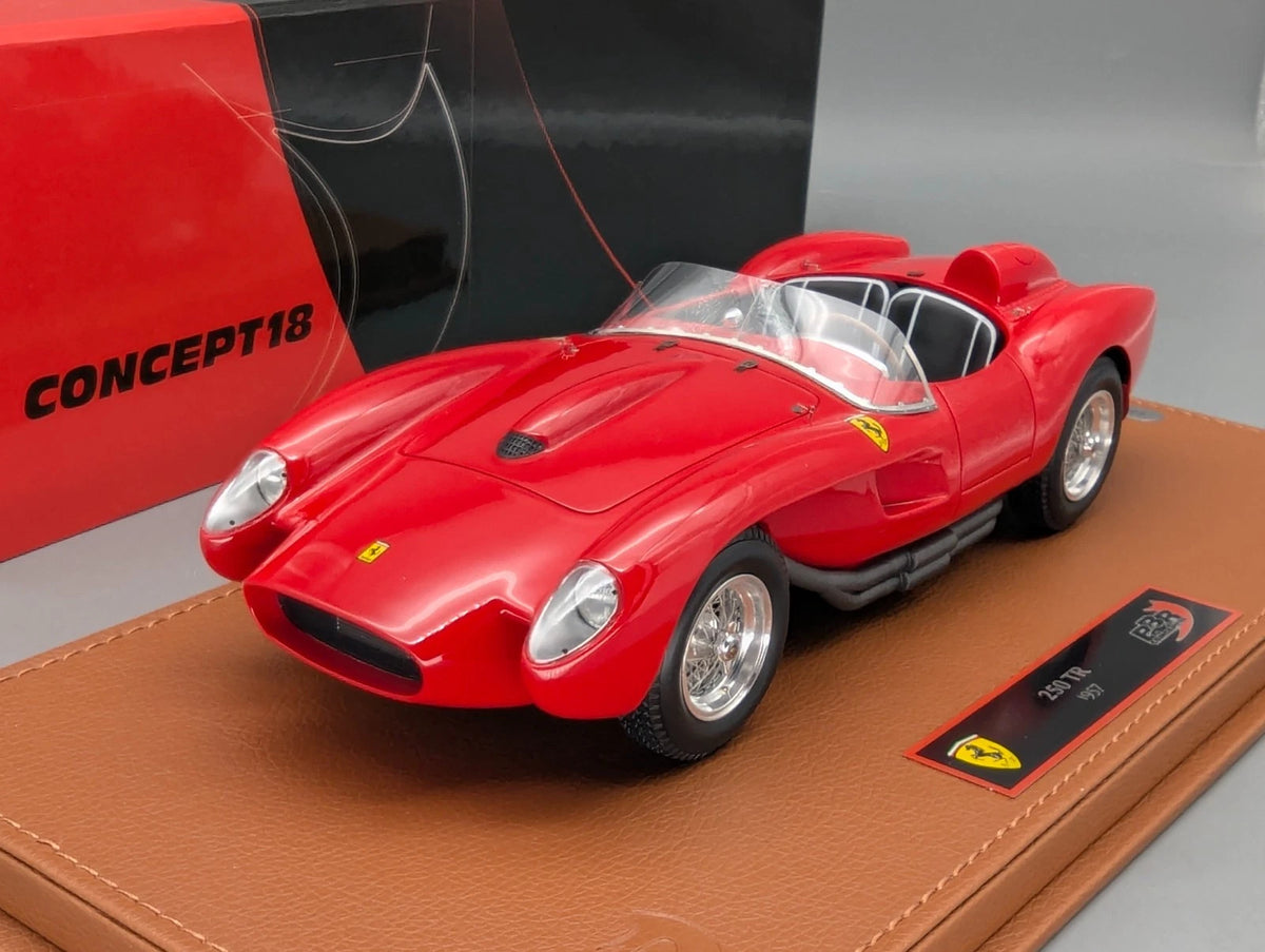 Modellautos 1:18 BBR Concept18 Ferrari 250 TR 1957 Rot Ltd 013/050 mit OVP