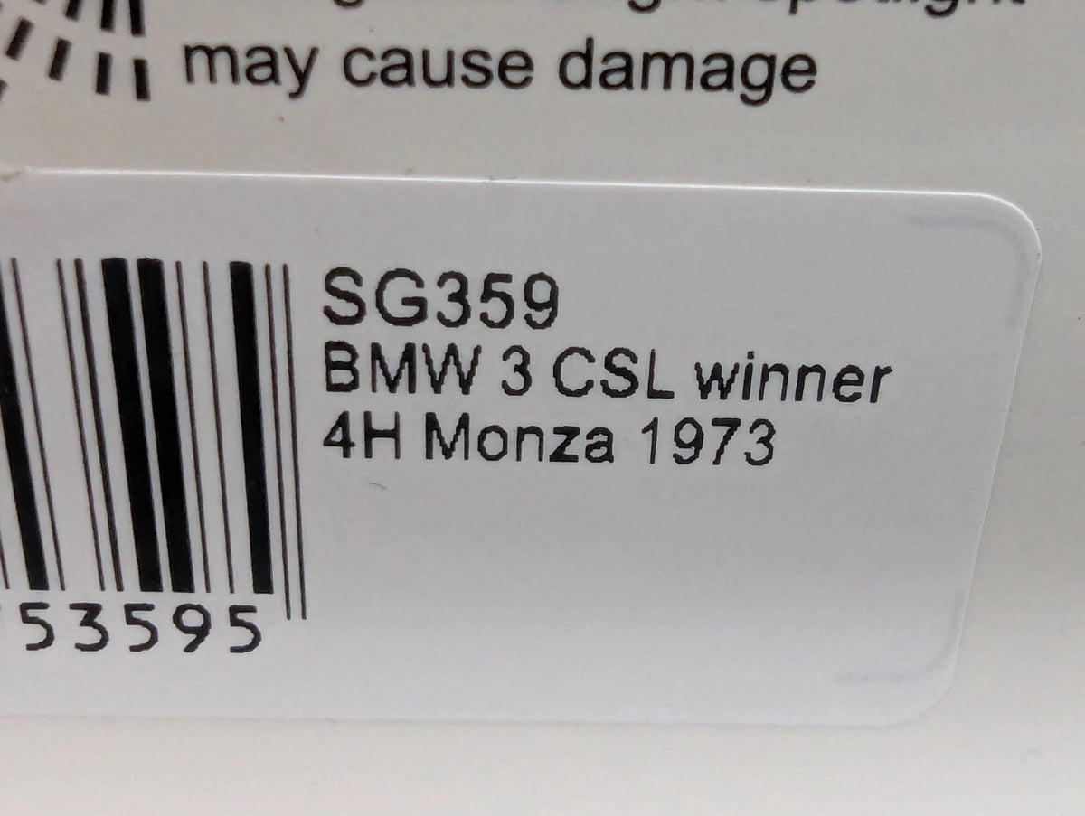 Modellautos 1:43 Spark SG359 BMW 3 CSL WINNER 4h Monza 1973 #6 Niki Lauda OVP