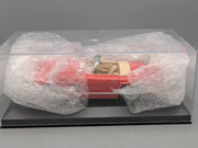 Modellautos 1:18 Bburago Mercedes Benz 300 SL Cabriolet Rot mit Vitrine