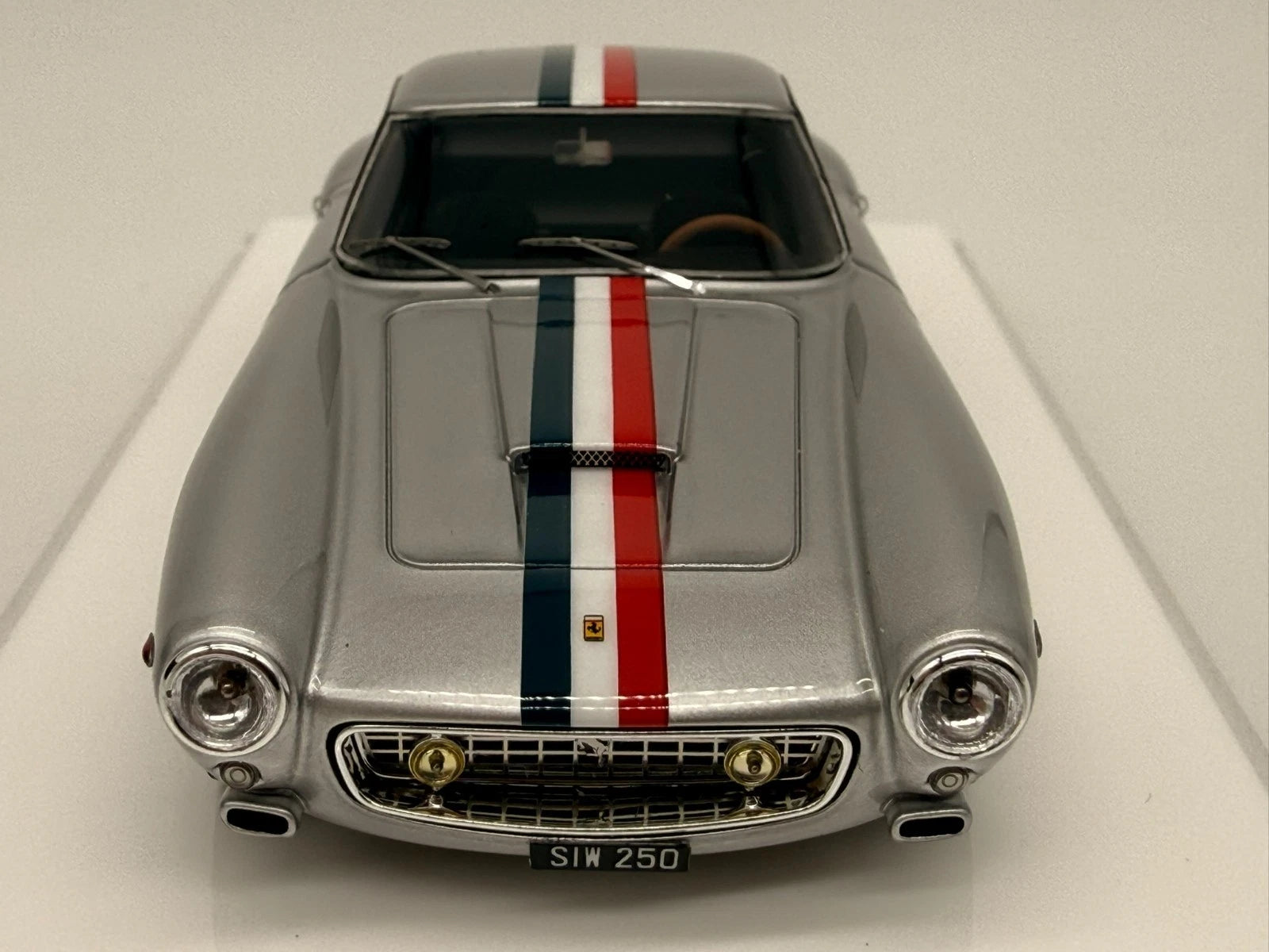 Modellautos 1:43 DMH Ferrari 250 SWB 1959 Silver flag version limitiert 4/10+OVP