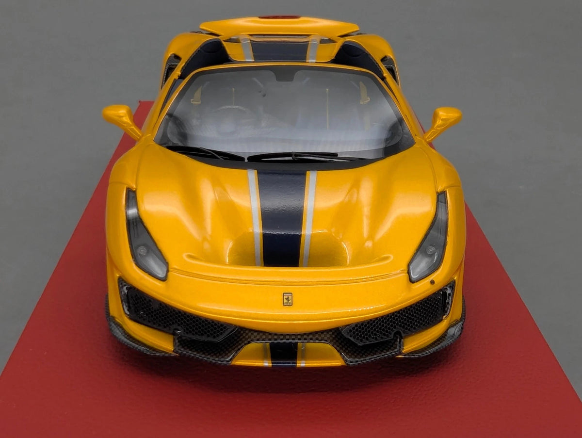 Modellautos 1:43 BBR Concept43 Ferrari 488 Pista Spider RHD Giallo Ltd 01/20 OVP