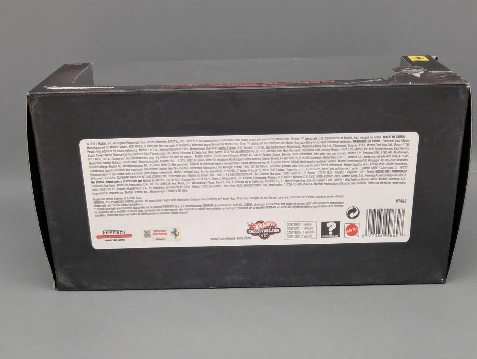 Modellautos 1:18 Hot Wheels Elite Ferrari 458 Italia Fernando Alonso mit OVP