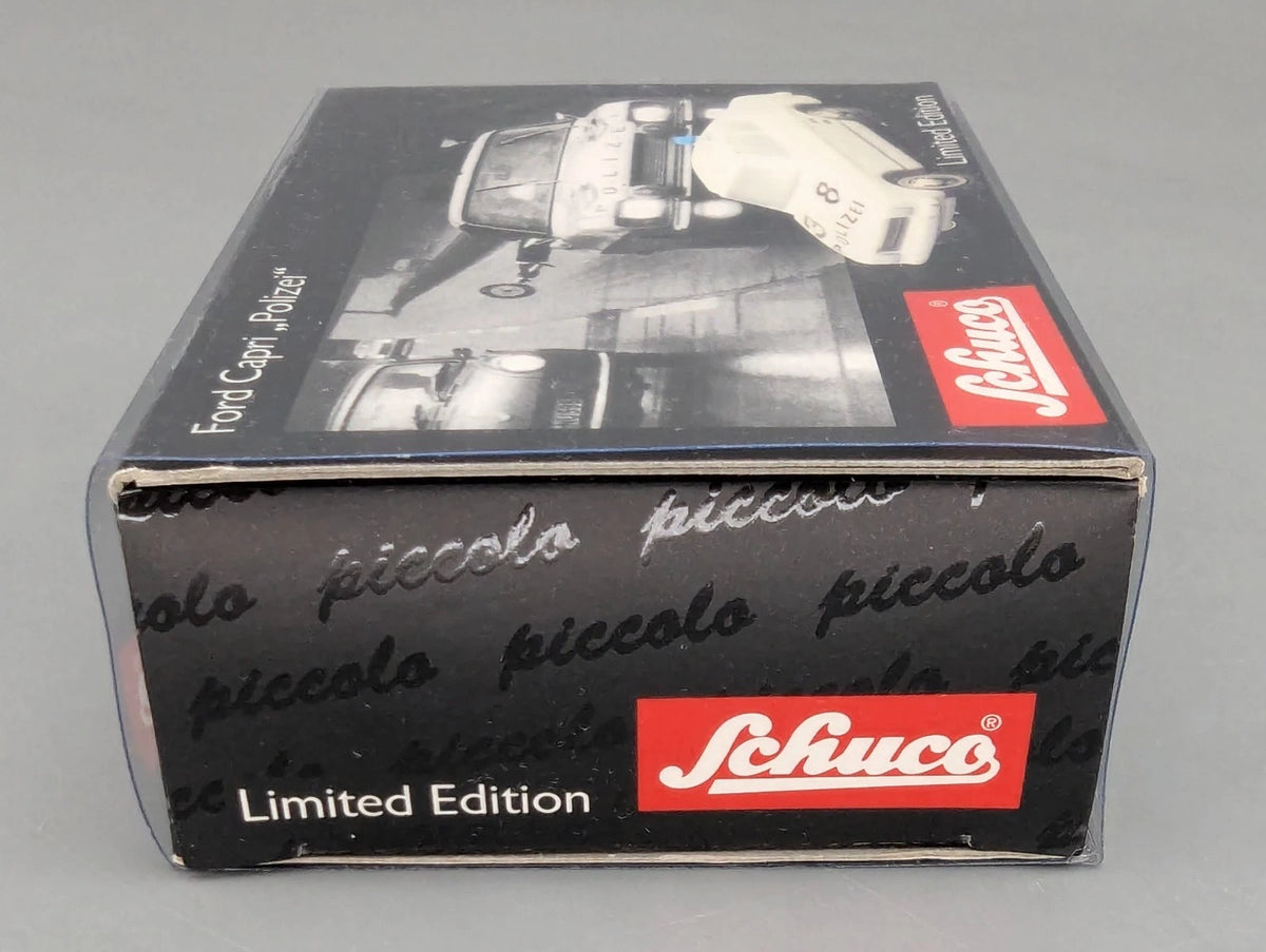 Modellautos 1:90 Schuco Piccolo Ford Capri Polizei 1970 mit OVP