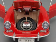 Modellautos 1:18 Bburago Tchibo Porsche 356 B Cabriolet 1961 Rot mit OVP
