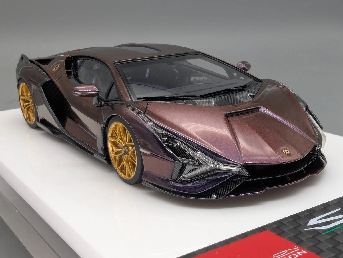 Eidolon Make Up 1:43 Lamborghini Sian FKP 37 2019 Blu Hal "Build to Order" OVP