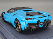 Modellautos 1:43 BBR Executive Calsito Ferrari SF90 Stradale Blue Ltd 02/21 OVP