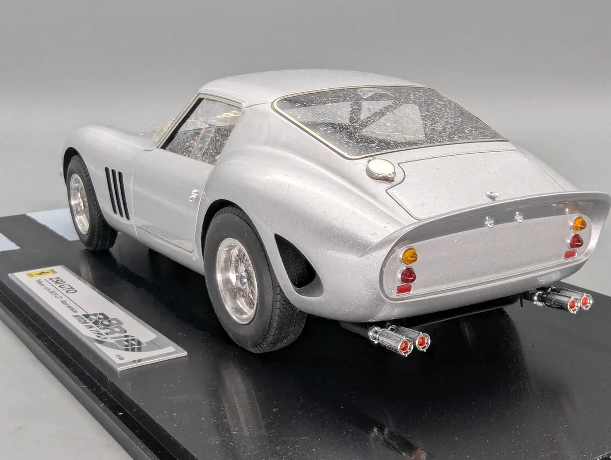 Modellautos 1:18 BBR Ferrari 250 GTO Rain Dirty Version Ltd 01/20 Silber mit OVP