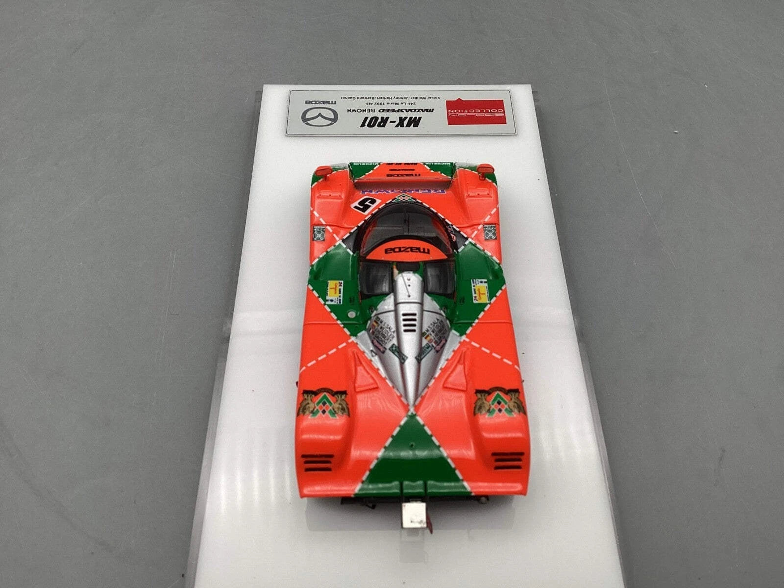 Eidolon Make Up 1:43 Mazda Speed MX-R01 Renon 24h Le Mans 1992 #5 Vitrine OVP