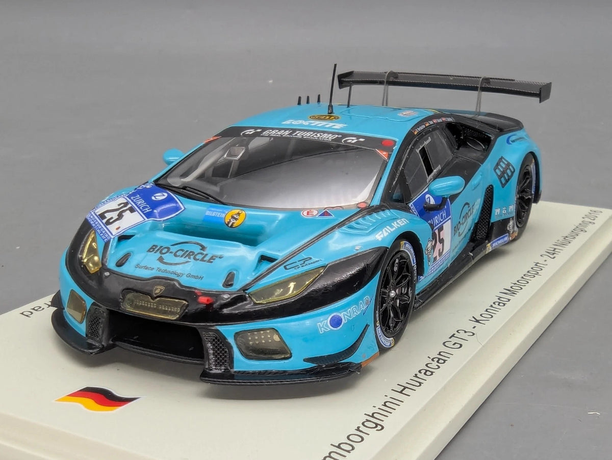 Modellautos 1:43 Spark SG573 Lamborghini Huracan GT3 24h Nbrg 2016 #25 OVP