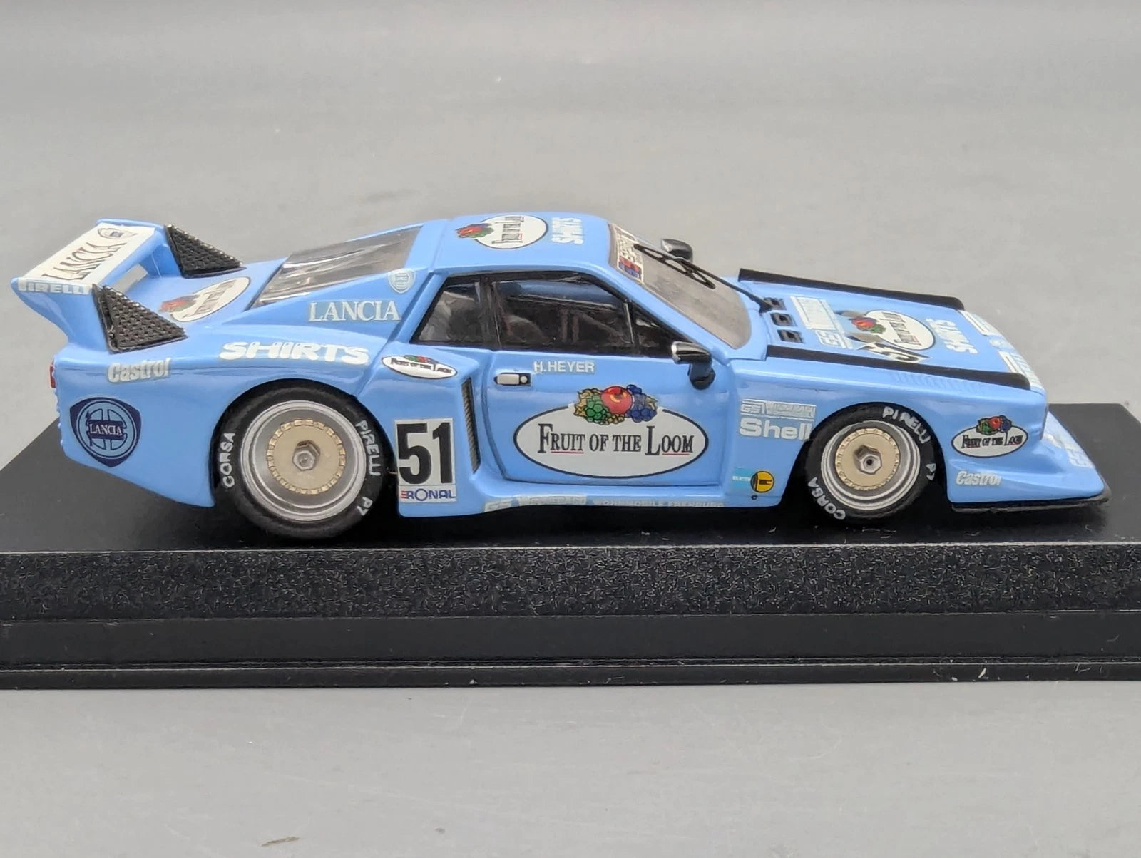 Modellautos 1:43 Best Model Lancia Beta MC WINNER DRM 1980 #51 H. Heyer  OVP