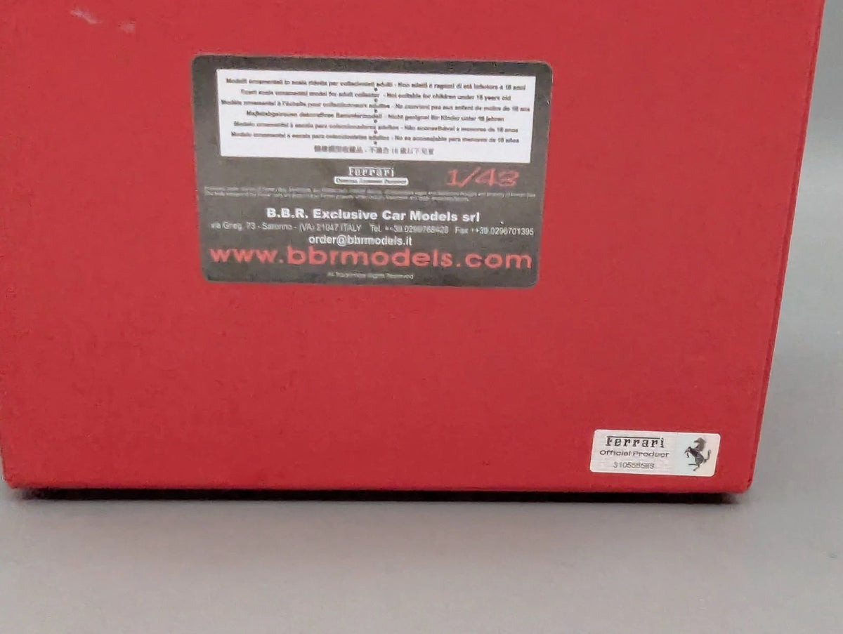 Modellautos 1:43 BBR  Ferrari Monza SP2 Metallic Silver Ltd 01/05 OVP