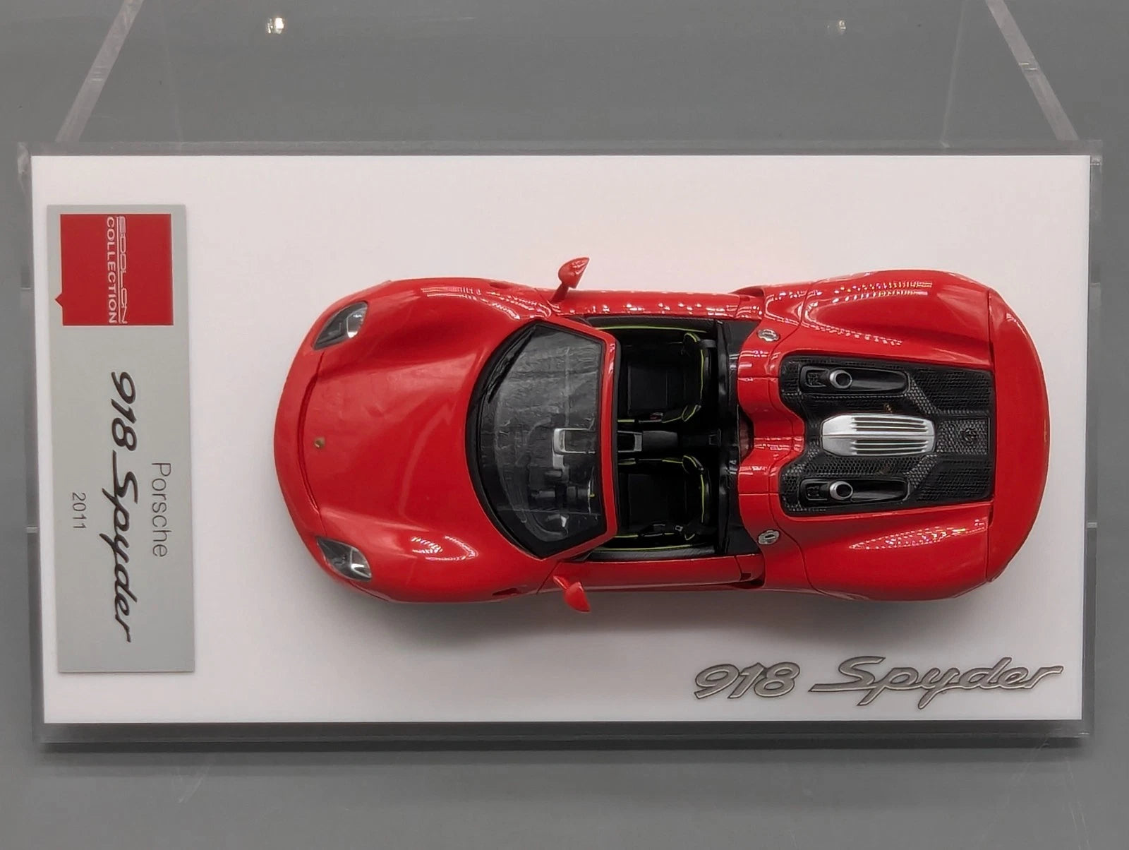 Eidolon Make Up 1:43 Porsche 918 Spyder 2011 Guards Red Rot mit OVP