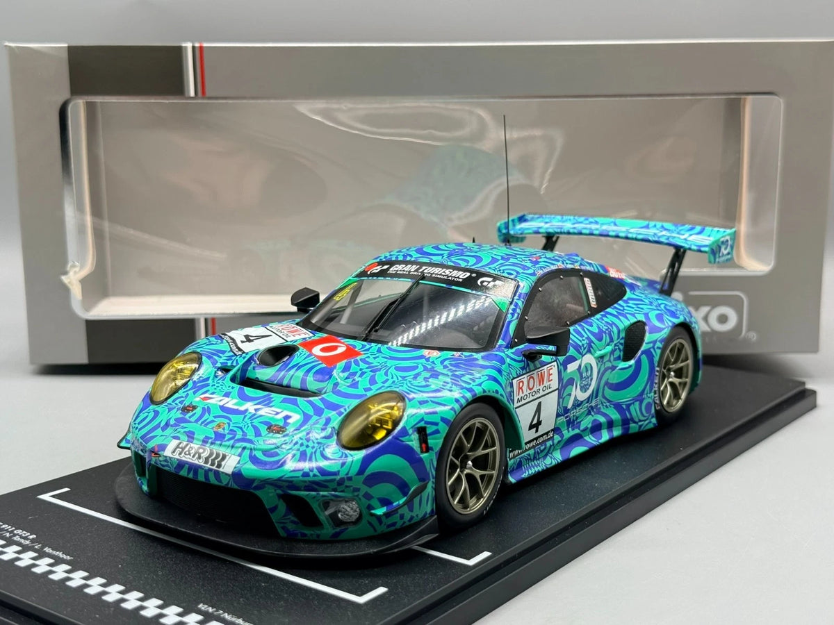 Modellautos 1:18 Ixo Porsche 911 GT3 R VLN 7 Nürburgring 2018 #4 mit OVP