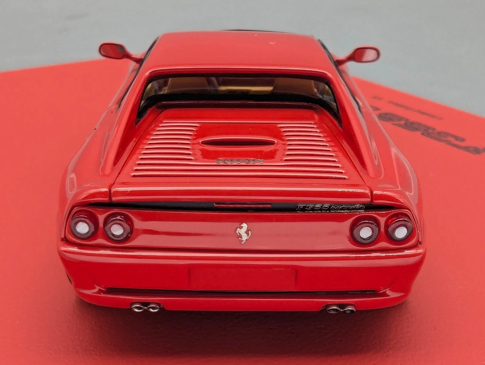 Modellautos 1:43 BBR Ferrari F355 Berlinetta 1994 Rosso Corsa 322 01/05 mit OVP