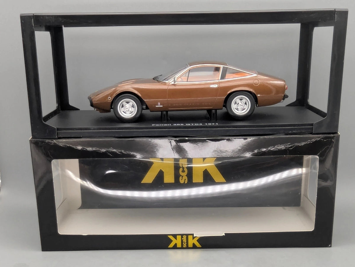 Modellautos 1:18 KK-Scale Ferrari 365 GTC4 1971 Braun Metallic mit OVP